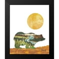 thumbnail image 2 of Rae, Marla 20x24 Black Modern Framed Museum Art Print Titled - Forest Bear, 2 of 5