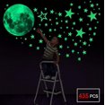 thumbnail image 1 of Glow in the Dark Stars and Moon Wall Stickers With Free Affirmation Card – Luminous wall Decals, 1 of 4