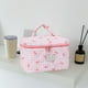 thumbnail image 4 of Bolsa de maquillaje, bolsa de viaje, no incluye cosméticos, bolsa de maquillaje, organizador de viaje para accesorios, champú, contenedor de tamaño completo, artículos de tocador., 4 of 6