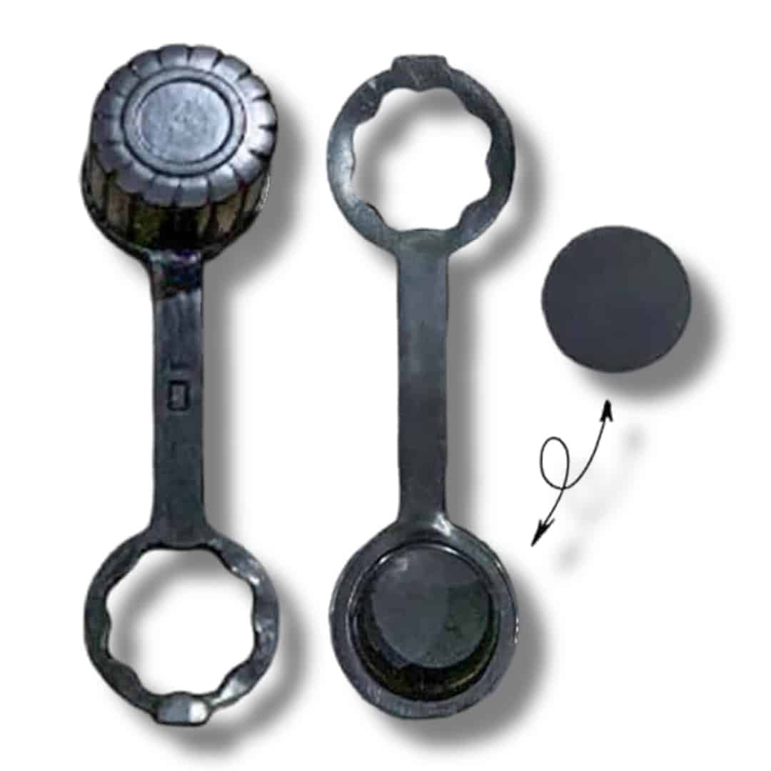 2 Rear Vent Screw Caps for Replacement Gas Can Includes Rubber Gasket