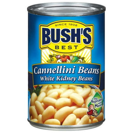 (6 Pack) Bush's Best White Kidney Cannellini Beans, 15.5 (Best Beans For Your Health)