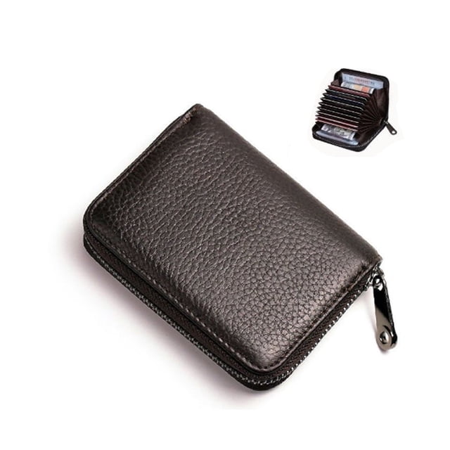 MesaSe Credit Card Holder Efficient RFID-Blocking Card Holder Wallet Space-Saving Compact Card Case for Essentials