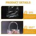 thumbnail image 4 of 6 bolsas de regalo transparentes de PVC impermeables para envolver regalos, bolsas multiusos., 4 of 7