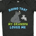thumbnail image 4 of Inktastic Rhino That My Grandpa Loves Me with Cute Rhinos Boys or Girls Baby Bodysuit, 4 of 5