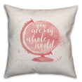 thumbnail image 2 of Creative Products Whole World 18x18 Spun Poly Pillow, 2 of 3