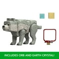 thumbnail image 6 of Minecraft Dennis the Wolf Action Figure & Accessories, 3.25-inch Toy Set Inspired by A Minecraft Movie, 6 of 8