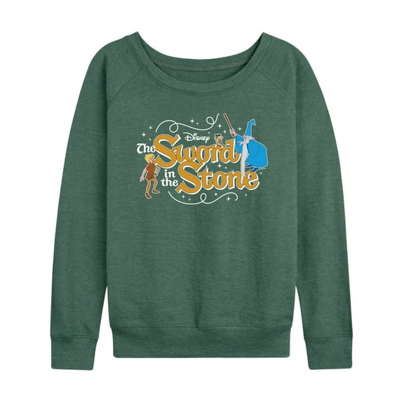 Disney - Sword In The Stone Character Group - Women's Lightweight French Terry Long Sleeve Shirt