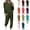 Army Green, variant on Lounge Sets for Women 2 Piece Travel Outfits Fall Fashion Casual Sweatsuits Orange L