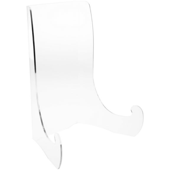 Plymor Clear Acrylic Flat Back Easel With Shallow Support Ledges, 18" H x 14" W x 10.25" D