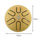 thumbnail image 3 of Tambor Etéreo Tambor Etéreo Tmvgtek Ethereal Drum 3 Pulgadas 6 Tonos Mini Hand Pan Tongue Drum Con Baquetas (B), 3 of 4