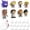 Clear, variant on Modern JP Adhesive Display Shelf for Pop Figures (8-Pack) – Pop Shelf Wall Display – Action Figure Stand – Easy Adhesive Install – Black