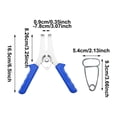 thumbnail image 3 of Tong Inverted Clamping Stainless Steel Inverted Clamps Equipped With Clamps And Storage Rings Suitable For Wooden Picture Frames Trim And Decorative Lines., 3 of 4