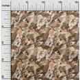thumbnail image 2 of oneOone Rayon Brown Fabric Abstract Quilting Supplies Print Sewing Fabric By The Yard 56 Inch Wide, 2 of 4