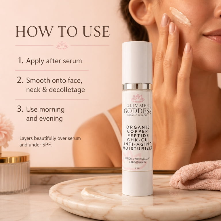 ghk-cu copper peptide skin benefits Organic Copper Peptide Moisturizer – Firming Smoothing