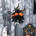thumbnail image 5 of SLYNSHome Halloween Black Flower Bouquet,Fall Artificial Pumpkin Flowers Bunches for Home Weeding Halloween Party Decorations, 5 of 7