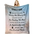thumbnail image 1 of LHSHID Pastor Appreciation Gifts Gifts for Pastor Blanket Pastor Gifts for Men Christian Gifts for Men Religious Thank You Gifts for Pastor Pastor Gift Ideas for Birthday Christmas Fathers Day, 1 of 6
