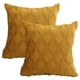 thumbnail image 1 of Juego de 2 fundas de almohada decorativas de felpa suave con forma de abrazo de 20 x 20 ", funda de cojín cuadrada, 1 of 5