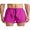 purple, variant on Men's Running Shorts Gym Athletic Workout Shorts for Men 3 inch Sports Shorts with Zipper Pocket