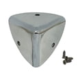 thumbnail image 2 of 1pc Vintage Corner Protectors Triangle Furniture Three-Sided Corner, Chrome Metal Box Corner Protectors for Table Corners Desk Corners (B), 2 of 6