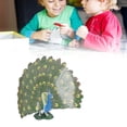 thumbnail image 3 of Juguetes educativos modelo de simulación de pavo real modelo de animal de pavo real realista simulado adorno decorativo de juguete ANGGREK Otros, 3 of 8
