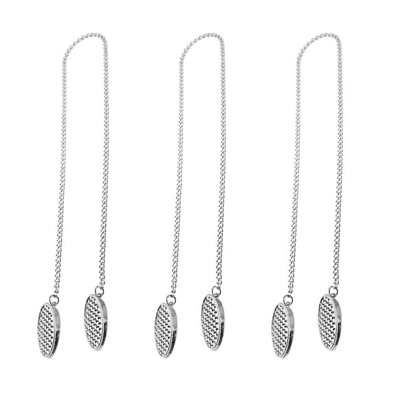 FONDOTIN 3Pcs Napkin Clip Chain Silver Alloy for Holding Napkins in Various Dining Settings