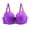 Purple, variant on Bras for Women Bras 2 Fashion Female Lace-Printed Elastic Underwear for Everyday Comfort White 95E