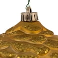 thumbnail image 2 of 6" Honey Gold Glitter Pine Cone 6/Bag, 2 of 7