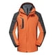 thumbnail image 3 of Chaqueta Softshell con capucha para mujer, cortavientos de invierno, abrigo impermeable, abrigo grueso y cálido, chaqueta de esquí para senderismo al 5XL Yinane  Chaqueta softshell con capucha, 3 of 8