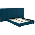 thumbnail image 3 of Modway Sierra Lit Plateforme Grand Format en Velours de Performance et Polyester, Bleu Azur, 3 of 7