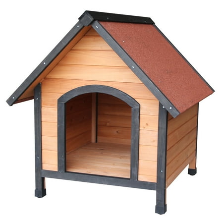 Outdoor Pet Dog Kennel Wood House Bed Shelter Home Waterproof