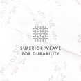 thumbnail image 6 of Noble Linens Gray Simple Vine Print 3-Piece Duvet Cover Set, King/Calking, 6 of 12