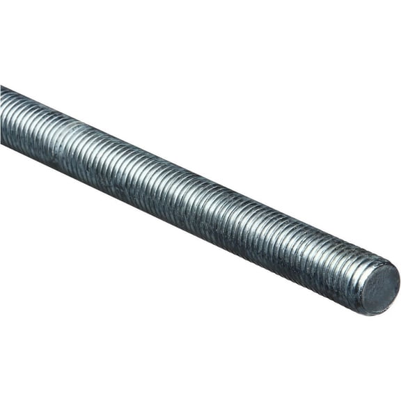 National Hardware N179-556 4000BC Steel Threaded Rod in Zinc plated