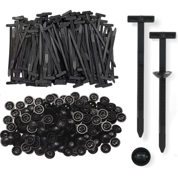 50 PCS Nylon Universal Cable Tie Buckle, 2026 New Heavy Duty Self-Locking Rivet Zip Ties Holder, Multifunctional Cable Tie Buckle for Cars Daily Repair Bumper Clips