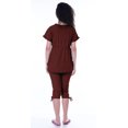 thumbnail image 3 of Moomaya Womens Nightwear Set Capri Cotton Sleepwear 2 Pcs Nightdresses, 3 of 6
