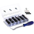 thumbnail image 1 of Dr.Roc Replacement for Push Type Retainer Fender Liner Bumper Cover Fasteners Rivets Clips Nissan Infiniti 0155309321 0155305323 0155309241 with Fastener Remover, 1 of 4