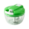 thumbnail image 1 of Binwennn Small Kitchen Aid Mixers with Attachments Manual Meat Grinder Vegetable Cutter Garlic Crusher Dumpling Filling Baby Food Machine Hand Cut, 1 of 8