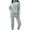 Gray womens 2 piece sets, variant on Usmixi Womens Tracksuits Set Jogger Pant 2 Piece Outfits for Women Casual Solid Hooded Sweatshirt and Drawstring Sweatpant Sweatsuit Sets with Pocket Lounge Sets for Girls Deals on Sale