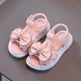 thumbnail image 4 of EnJoCho Girls Cute Bow Sandals Kids Open Toe Ankle Strap Dress Shoes Wedding Party Shoes for Toddler Kids Princess Shoes Little Girl Summer Casual Party Shoes, 4 of 4