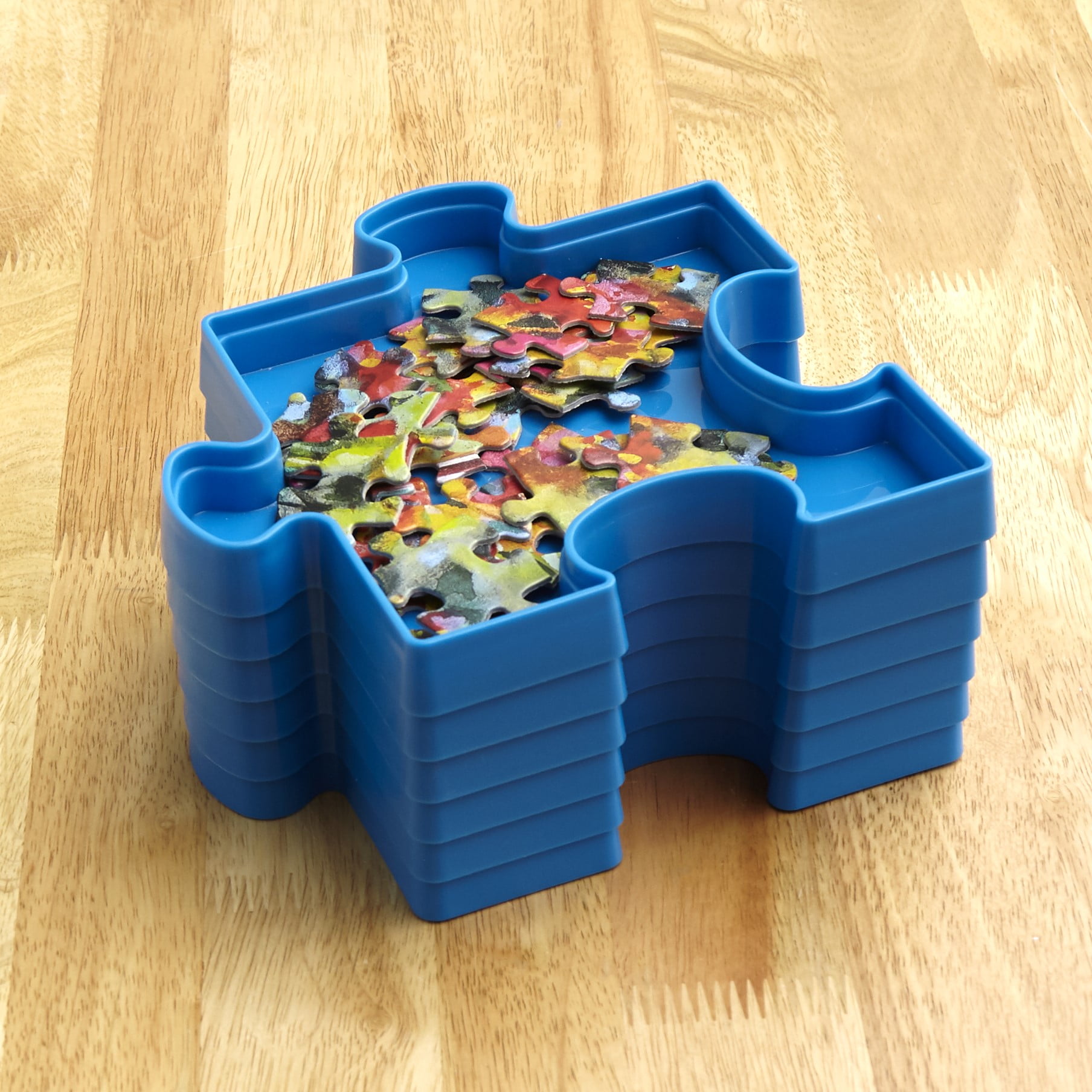 Stackable Puzzle Sorter Building Blocks Containers Storage Box Toy Organizer  Plastic Stackable Sorting Trays For Jigsaw Puzzle - Puzzles - AliExpress