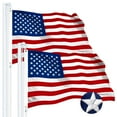 thumbnail image 3 of G128 Storm Flyer 10x15 ft, 3-PackTough Embroidered American Flag, Heavy Duty Spun Polyester, 3 of 9