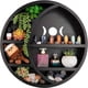 thumbnail image 1 of 1pc Crescent Moon Shelf For Crystal Stones, Essential Oils, Small Plants And Art, Crystal Display Shelf, Gothic Wall Decor, Rustic Boho Shelves, Wooden Hanging Floating Shelf (Black), 1 of 4