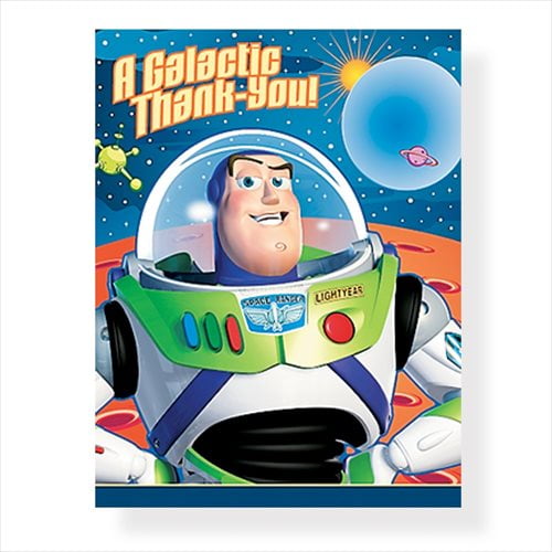 Toy Story 'Buzz Lightyear' Thank You Notes w/ Env. (8ct) - Walmart.com - Walmart.com