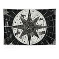 thumbnail image 5 of FUMJ  Black and White Tapestry Constellation Zodiac Tapestries for Bedroom Aesthetic Moon and Stars Tapastry's Wall Hanging Dark Gothic Wall Tapestry for Living Room Dorm, 5 of 7