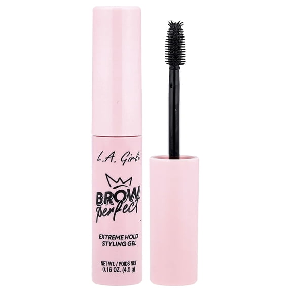 L.A. Girl Brow Perfect, Extreme Hold Styling Gel, GBG389 Clear, 0.16 oz (4.5 g)