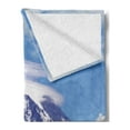 thumbnail image 2 of Mt Rainier Soft Flannel Fleece Throw Blanket, Cloudy Peak Mountain Snowy and Fluffy Stratovolcano and Dense Woods Photo, Cozy Plush for Indoor and Outdoor Use, 50" x 70", Multicolor, by Ambesonne, 2 of 5