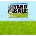 thumbnail image 1 of Yard Sale (18" x 24") Yard Sign, Includes Metal Step Stake, 1 of 6