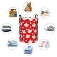 thumbnail image 6 of Kll Maple Leaves Waterproof Foldable Laundry Hamper Bucket With Handles For Storage Bin,Kids Room,Home Organizer (Small), 6 of 8