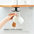 thumbnail image 3 of Mistaha Wall Mounted Rotating Hooks Self-Adhesive Waterproof Utility Hook Rotate Hanger Cabinet Storage Rack Organizer Rack for Home Bathroom Kitchen Office, 3 of 7
