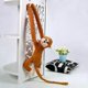 thumbnail image 4 of Colorful 60CM Gibbon Plush Monkey Toy | Soft Animal Doll for Kids | Birthday Present & Decorative Accessory, 4 of 5