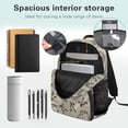 thumbnail image 6 of Binienty Bass Fish Camo Bow Backpack for Girls 8-10 Large Capacity Lightweight School Backpack with Side Pockets Kids Back Pack Back to School Gifts for Kids, 6 of 8